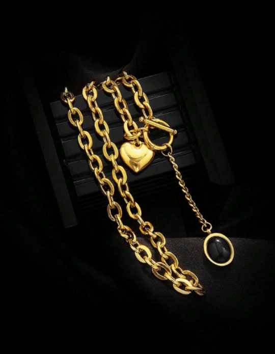 Pendentif en forme de cœur